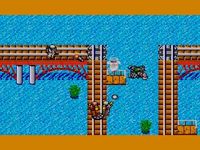 une photo d'Ã©cran de Rescue Mission sur Sega Master System